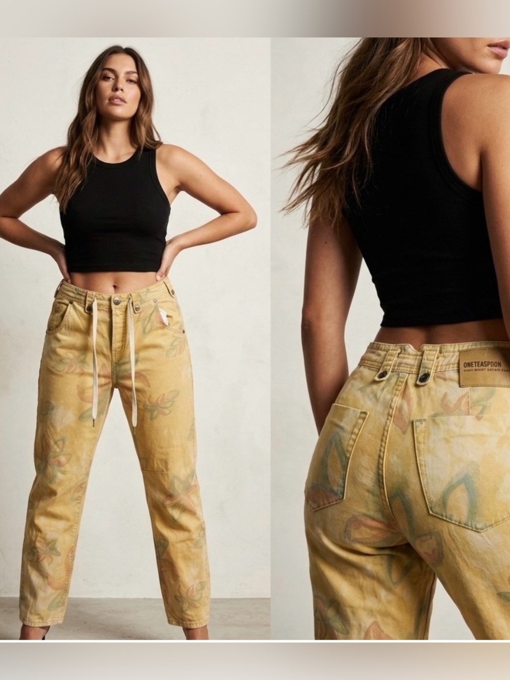 One Teaspoon Safari Floral Pants